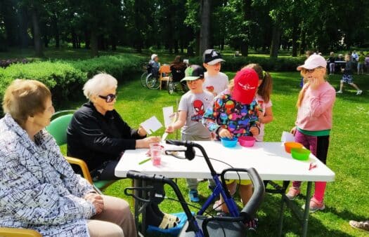 Sportovní dětský den v SeniorCentru Terezín